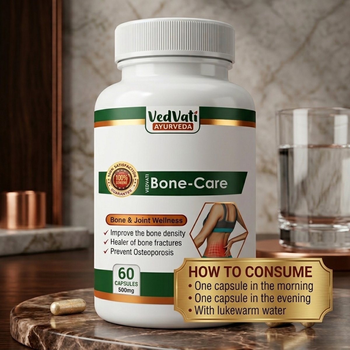 Vedvati Bone-Care Capsules – Advanced Herbal Formula for Strong Bones & Joints - Image 4