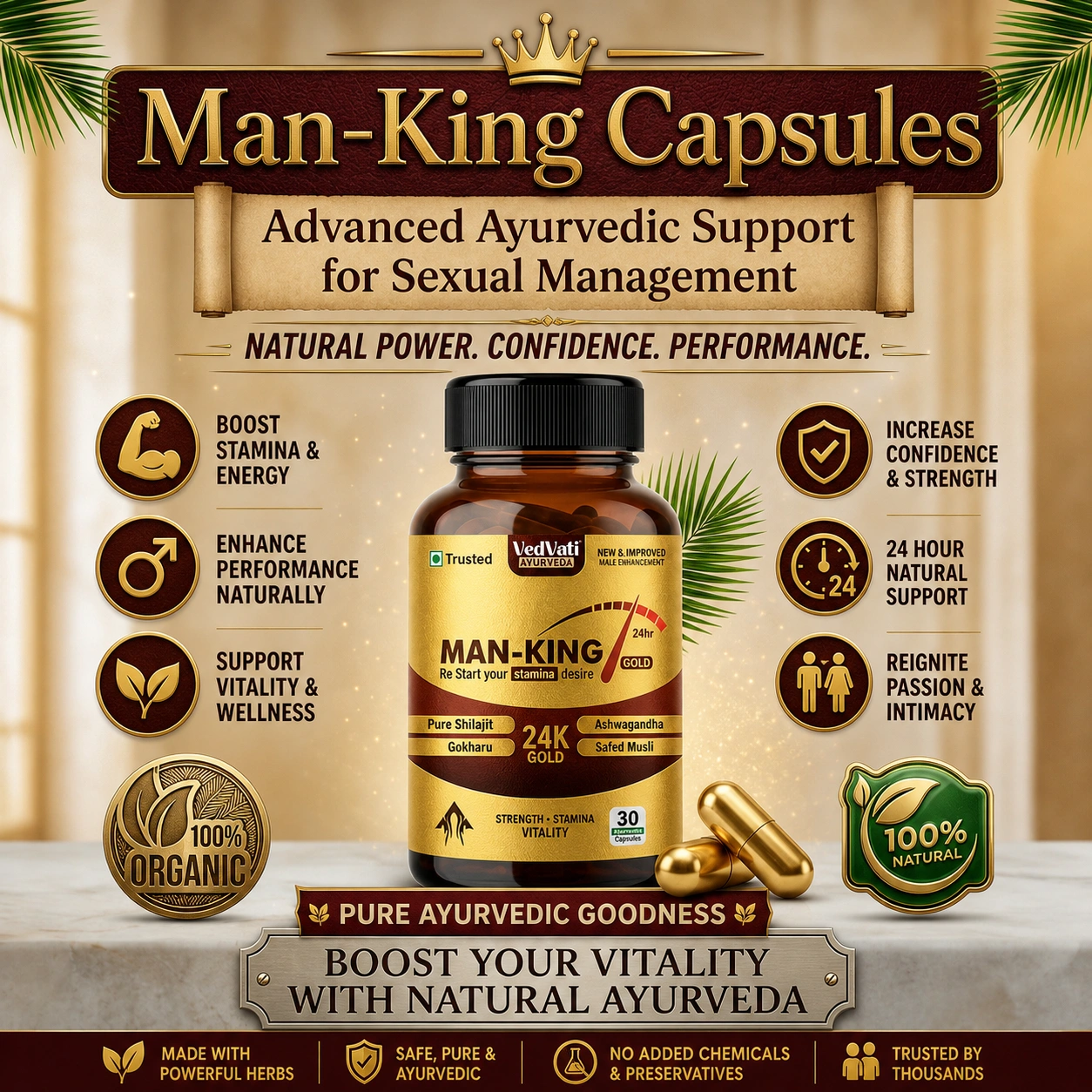 VedVati MAN-KING GOLD – Unlock Your Inner Strength. - Image 6