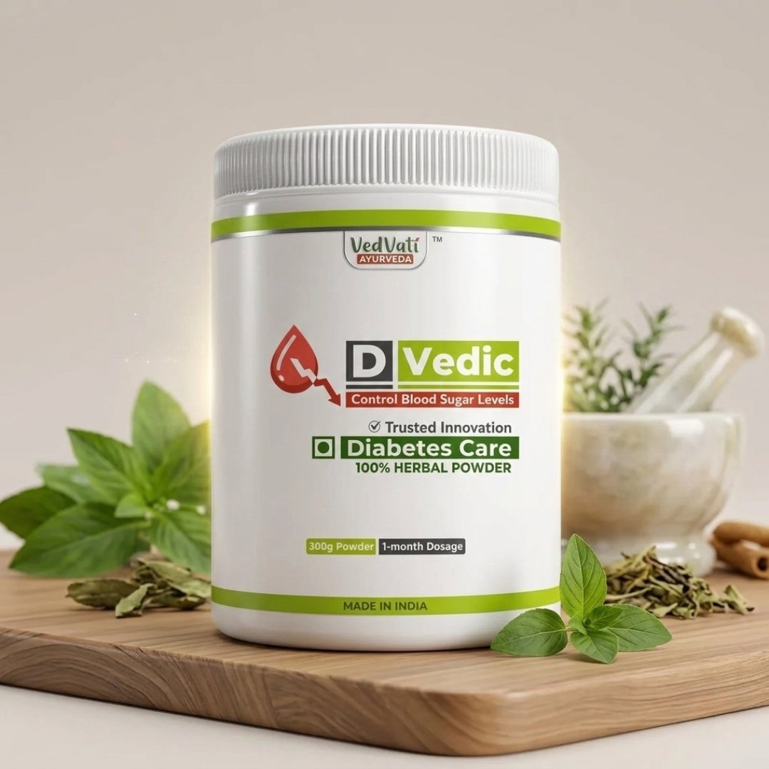 D Vedic Diabetes Care Powder – Herbal Blood Sugar Control - Image 2