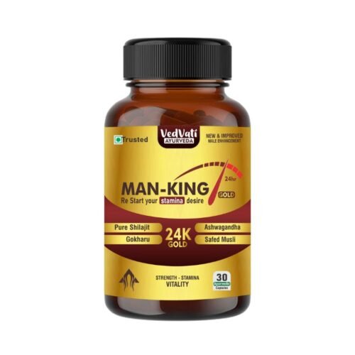 Man King Gold – Ayurvedic Capsule for Strength, Stamina & Vitality
