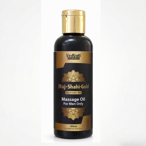 Raj-Shahi-Gold Ayurvedic Massage Oil for Men (100 ml)
