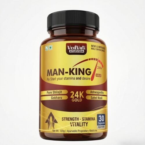 Man King Gold – Ayurvedic Capsule for Strength, Stamina & Vitality