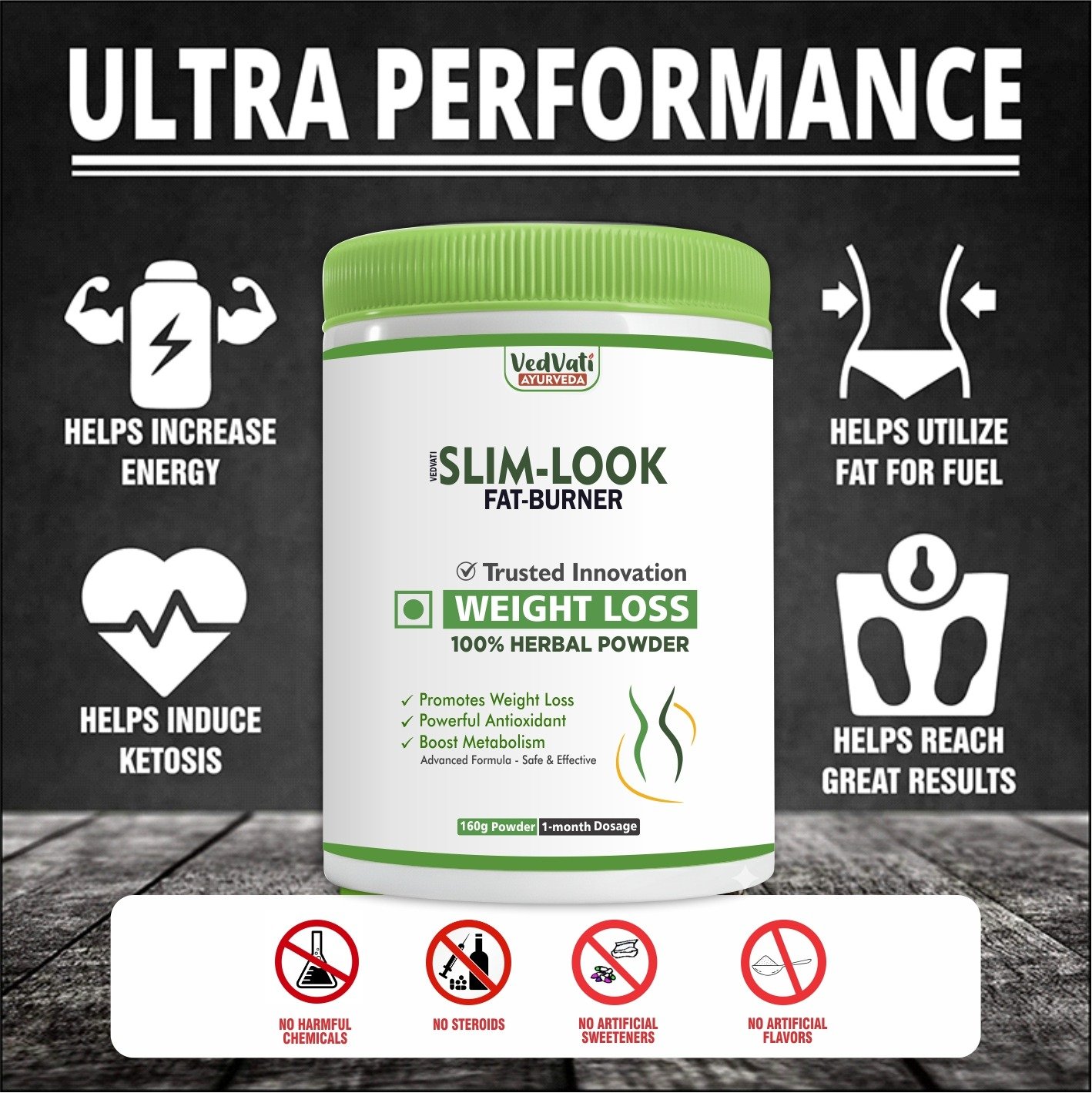 Slim-Look Herbal Fat Burner – Natural Weight Loss Formula - Image 3