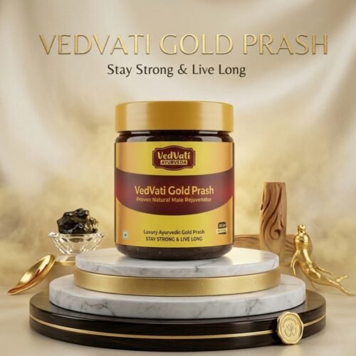 Vedvati Gold Prash – Premium Ayurvedic Male Rejuvenation Formula