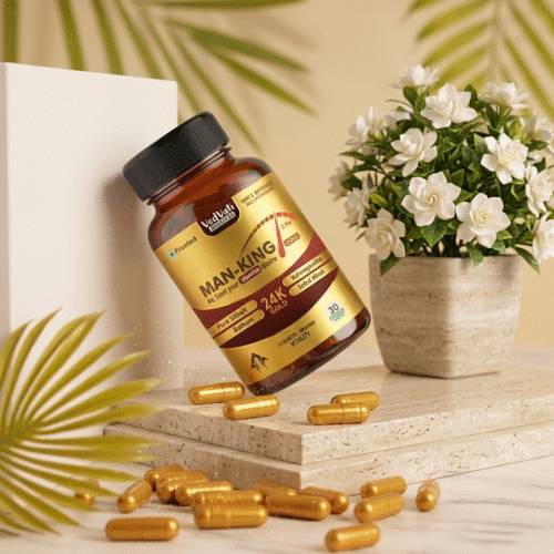 Man King Gold – Ayurvedic Capsule for Strength, Stamina & Vitality