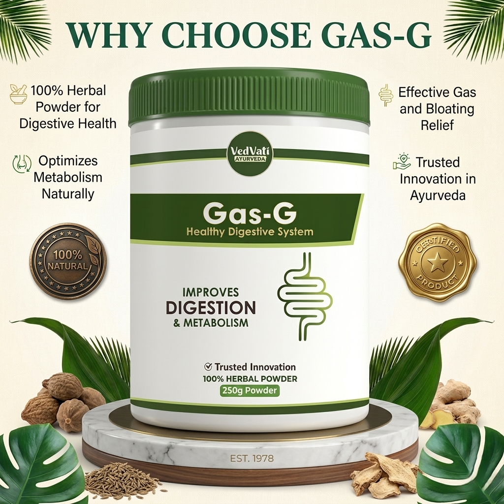 Gas-G Herbal Digestive Powder – Supports Digestion & Metabolism (250 g) - Image 2