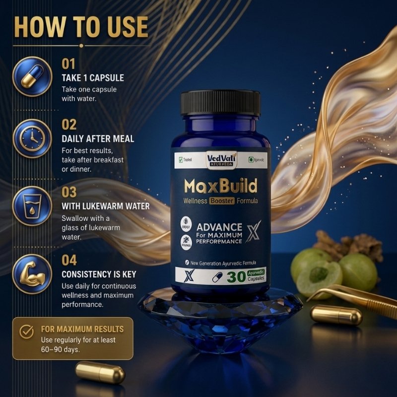 MaxBuild Herbal Weight Gainer – Natural Muscle & Strength Formula - Image 5