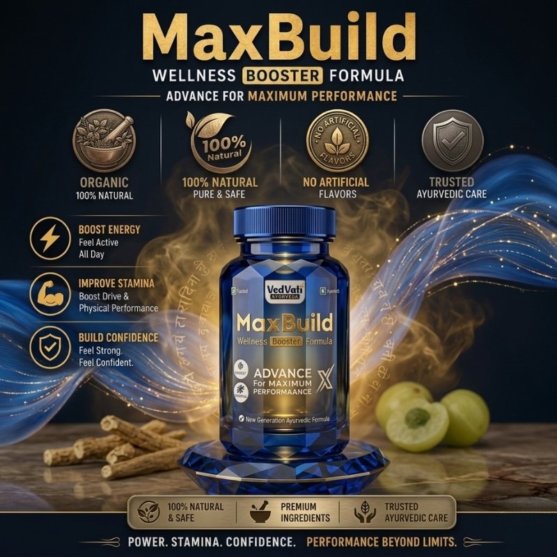 MaxBuild Herbal Weight Gainer – Natural Muscle & Strength Formula - Image 2