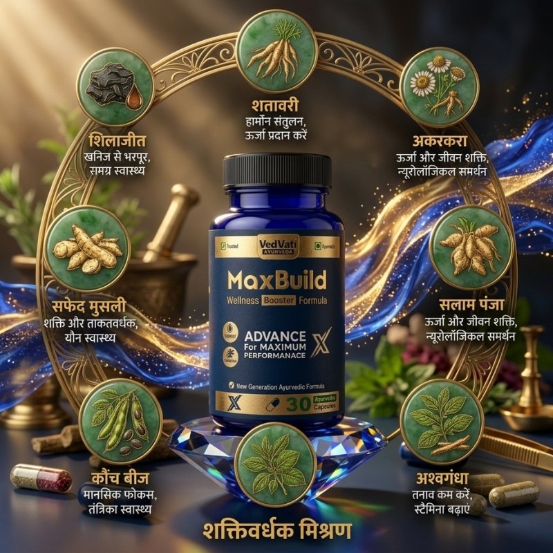 MaxBuild Herbal Weight Gainer – Natural Muscle & Strength Formula - Image 6