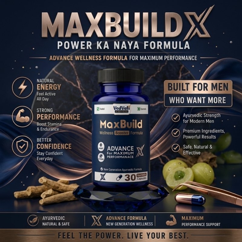 MaxBuild Herbal Weight Gainer – Natural Muscle & Strength Formula - Image 7